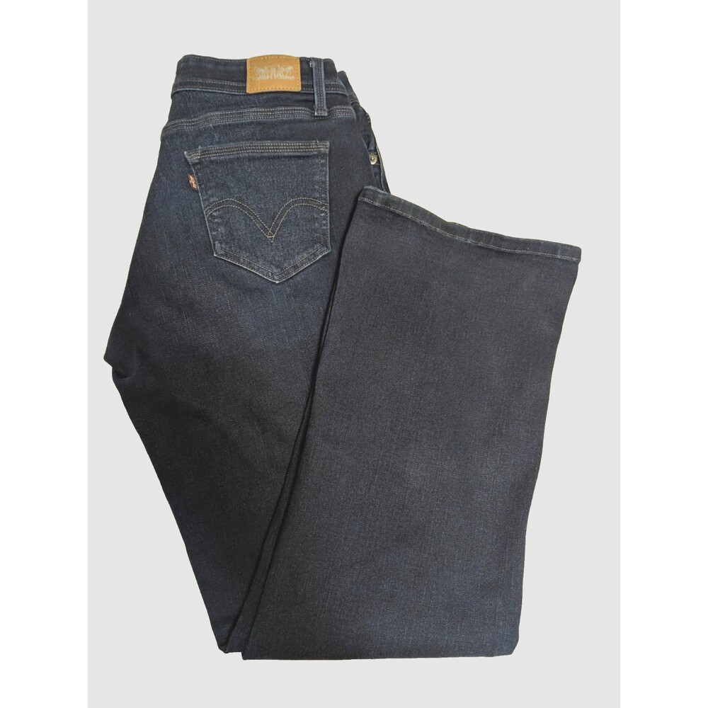 Levis Women's 529 Jeans Size 12 Dark Wash Curvy Bootcut Stretch Denim